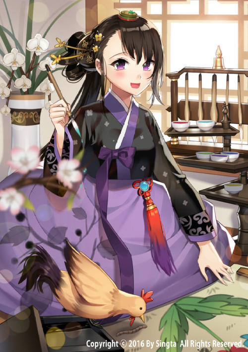 二次元图集 唯美古风少女 春风十里不如你