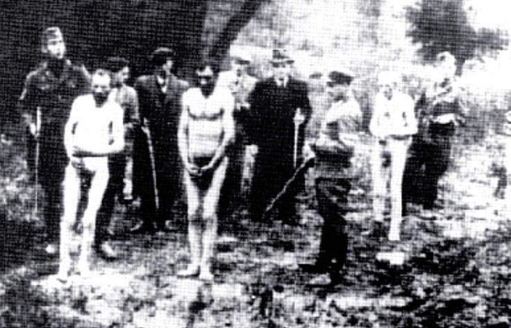 罕见二战老照片:德军屠杀犹太女人毫不手软,图2就是最