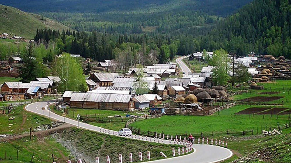 边境,白哈巴村,雪山,少数民族,新疆