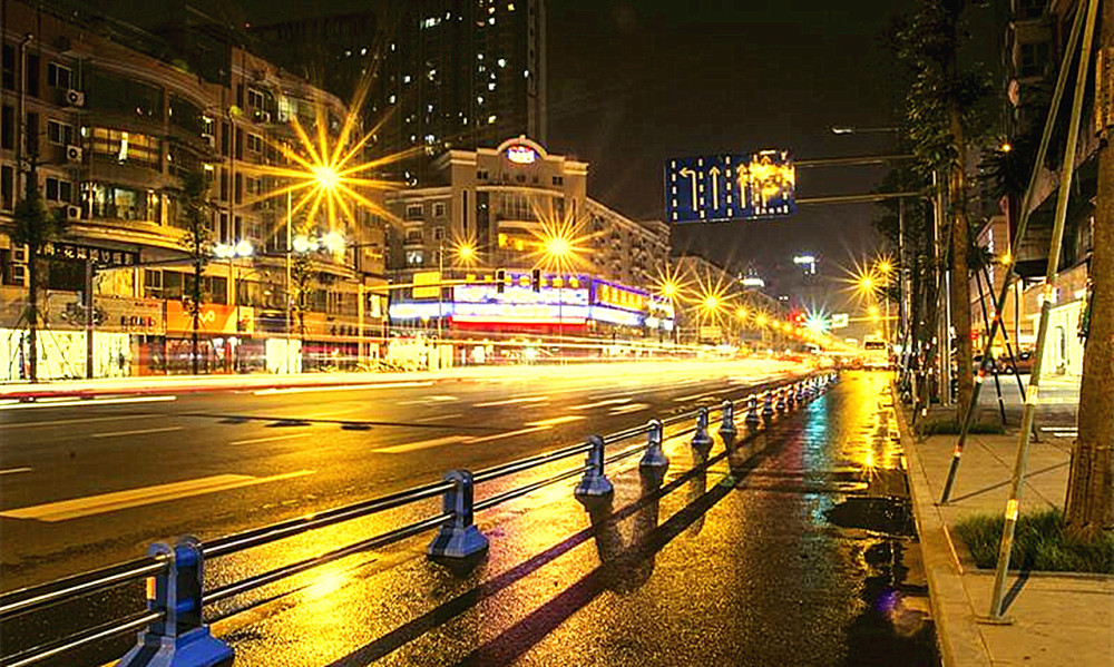 新一线城市,成都,杭州,夜景