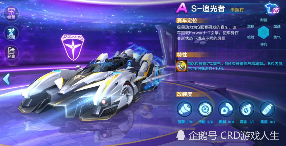 qq飞车手游:剧情模式体验追光者,十分完美的一辆a车!