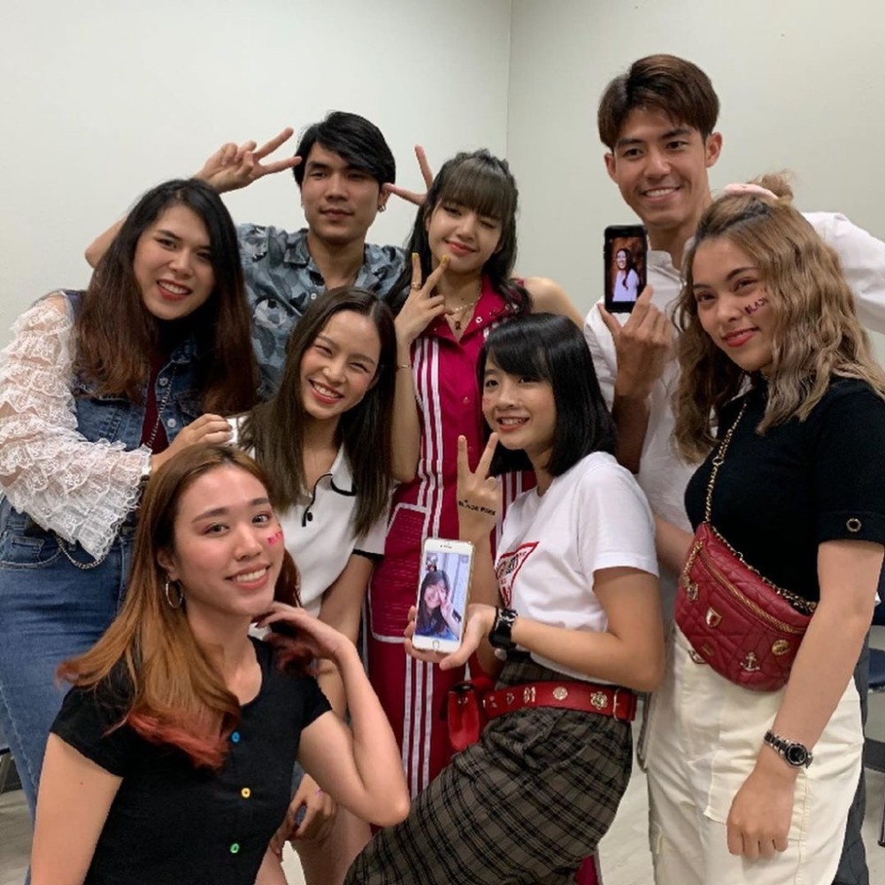 lisa,家族,合影,泰国