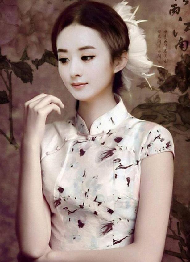 穿旗袍最美的女星,赵丽颖垫底,最美的她已经离世无人能超越