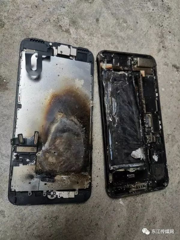 惠州一市民的手机充满电后突然发生爆炸!