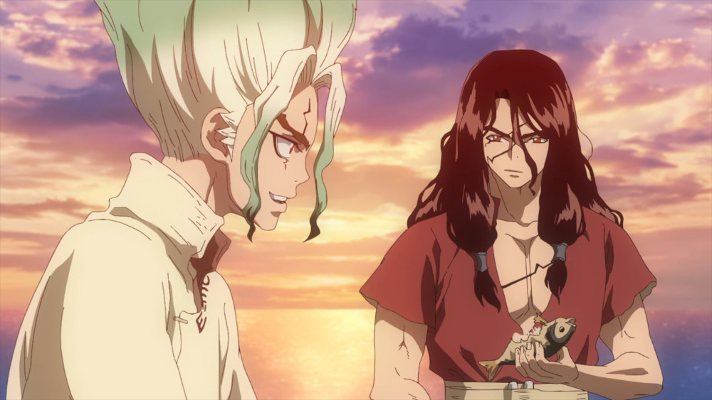 动画版《石纪元》:面对狮子王司的武力,千空却觉得他是在撒娇