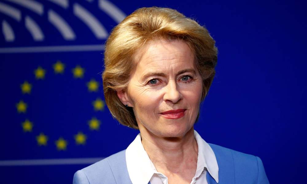 (ursula von der leyen)成为欧盟委员会新主席,她是德国史上首位女性