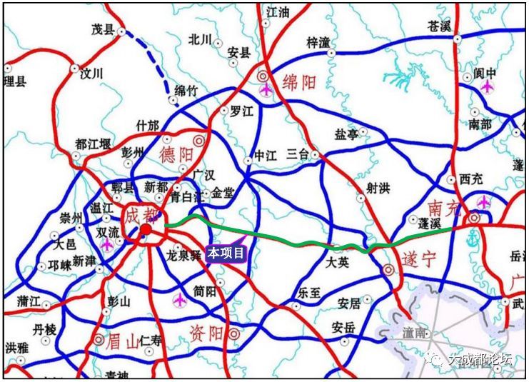 成都,南充,高速公路,广兴镇,绕城高速