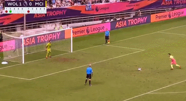 英超亚洲杯-狼队点球3-2胜曼城夺冠 席尔瓦失点门神3神扑