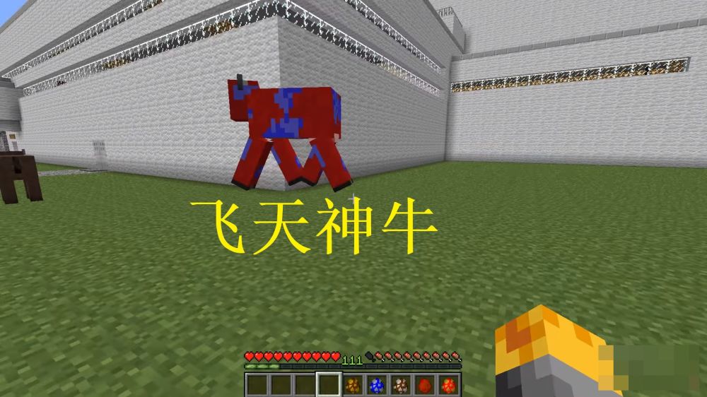 我的世界:来自模组中的牛,被苦力怕,火焰人,末影人附身