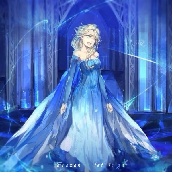 不同画师笔下的冰雪女王艾莎,美的让人不忍直视