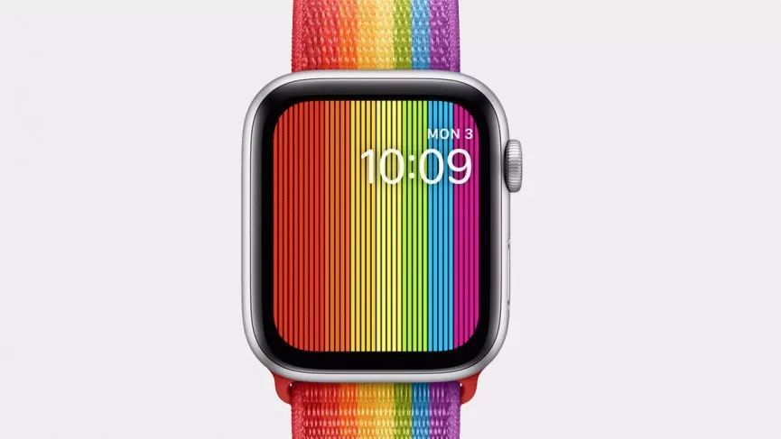 以及apple watch的彩虹表盘和官网在售的彩虹表带