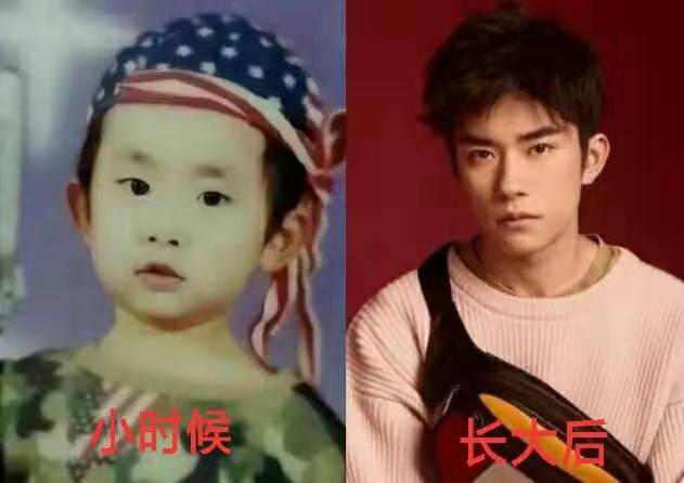 男明星小时候vs长大后,看着他们越来越帅,你有何感想那?