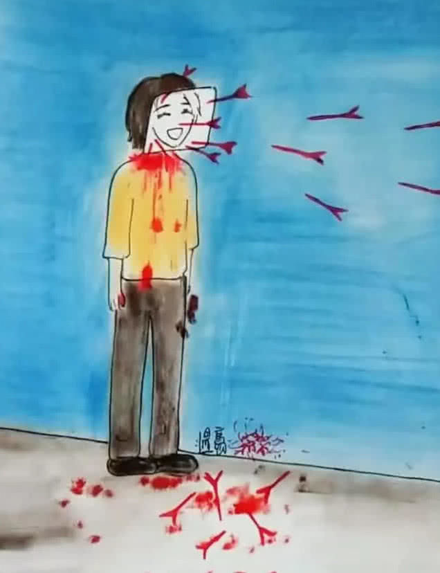 赤裸裸的人性内涵图,被拴着铁链的美人鱼,校园暴力有多可怕