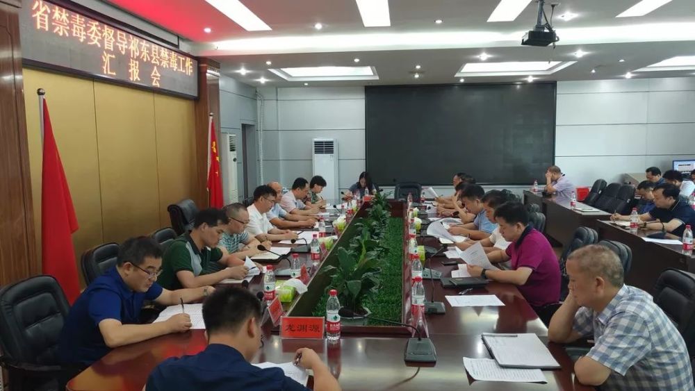 湖南省司法厅巡视员黄春阳率队 到祁东县联点督导禁毒