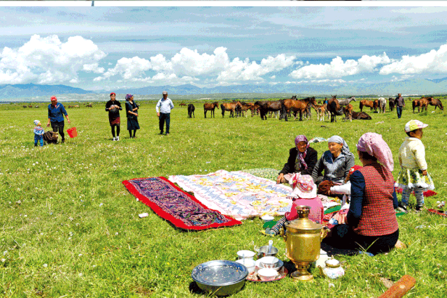 草原上那像花一样自由绽放的生活