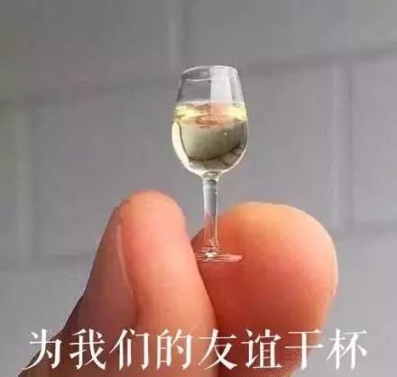 表情包:为我们的友谊干杯表情包