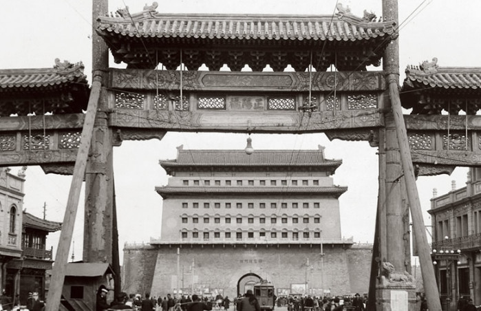 正阳门箭楼,始建于明朝正统四年.