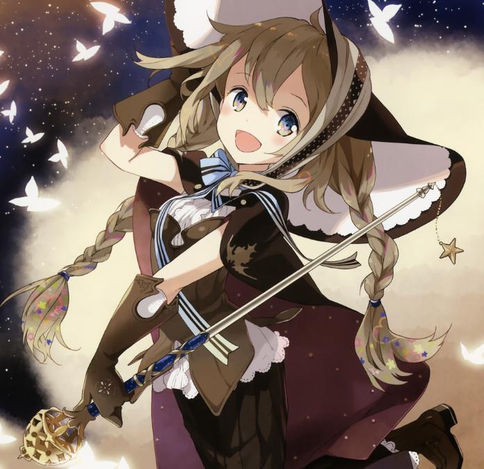 二次元!笑容甜美,美丽动人的魔法小姑娘.
