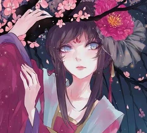 古风动漫小仙女头像,春葱玉指如兰花,三寸金莲似元宝!