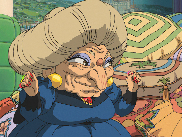 日本动画千与千寻,莫名其妙的进入另一个世界,汤婆婆是重点
