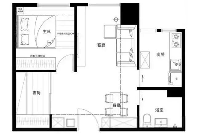 67平简单装修,只花8万搞定两室一厅