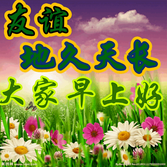 8月27清晨最漂亮的早上好动态美图美句,新的一天早安