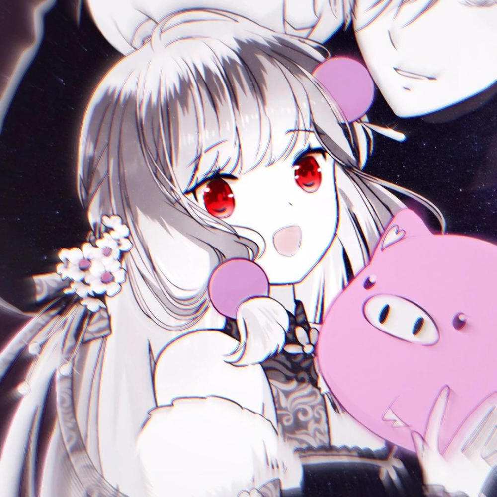 《动漫情头》黑暗风二次元情侣头像