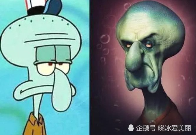 海绵宝宝换一种画风,派大星太恶心,海绵宝宝变丧尸