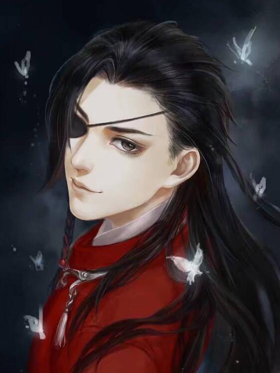 《天官赐福》古风男生头像:图三花城的眼睛炯炯有神,真帅气