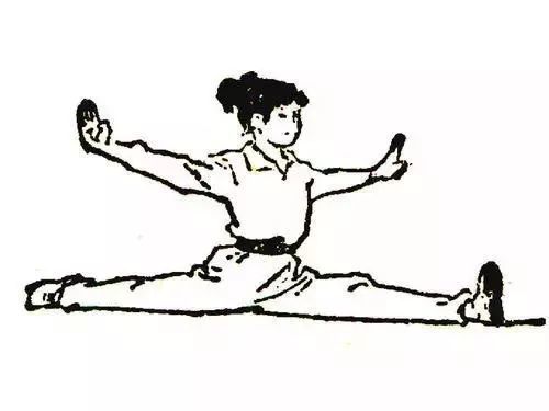 学练要点:立腰挺胸,沉髋挺膝.