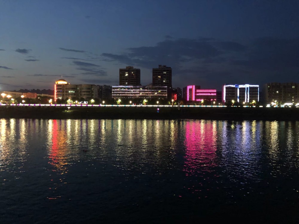 邵阳市宝庆府古城夜景美色