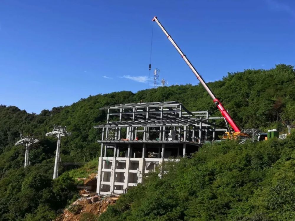 巴中首条高山观光索道有望今年国庆投运