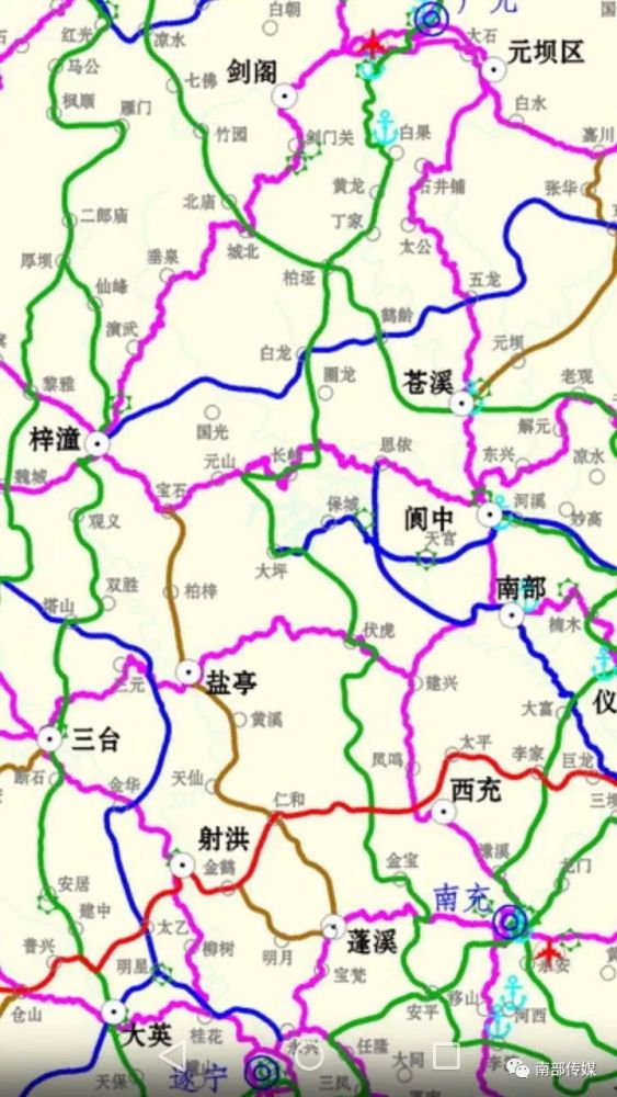 大坪镇,省道,南部县,四川省交通运输厅