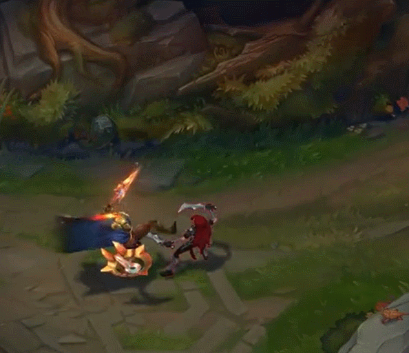 而在设计师给潘森设计的新动作中,潘森的暴击是一个很特殊的动作,如果