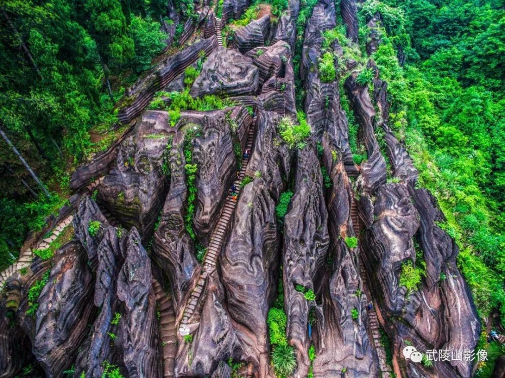 湘西世界地质公园总面积 2710平方公里,由南自北纵跨湘西州7个县