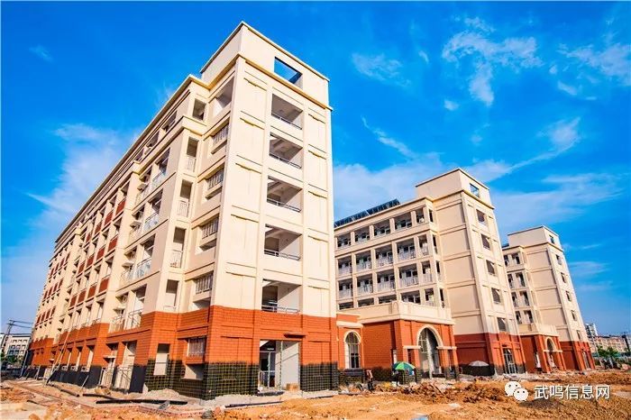 南宁师范大学武鸣新校区建设日新月异,培训员宿舍,教师公寓,7-9#学生