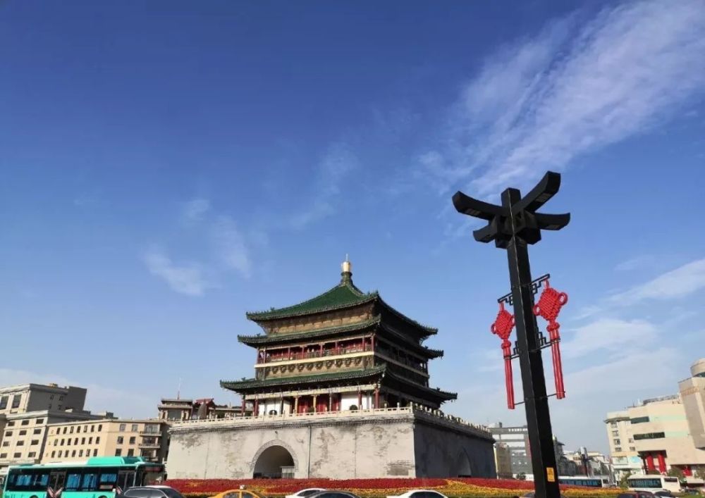 "西安蓝"重现古城,随手拍都是壁纸!