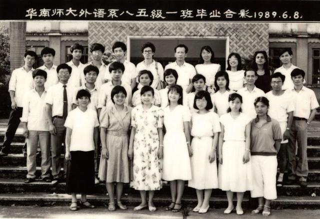 80年代,大学生,华南师范大学,外语系,老照片