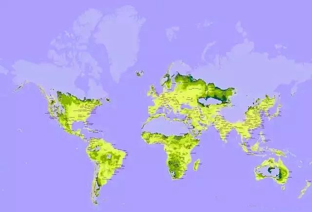 地图看世界;地球上适宜人类居住的地域,全球房价收入比地图