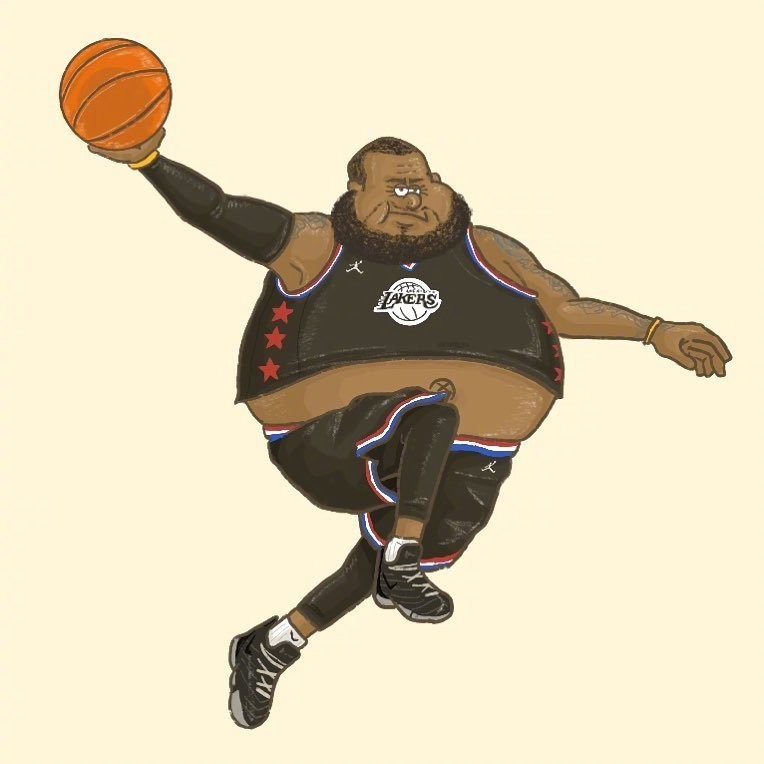 nba,勒布朗·詹姆斯_体育明星,真球迷,球星,肥胖,塞斯·库里