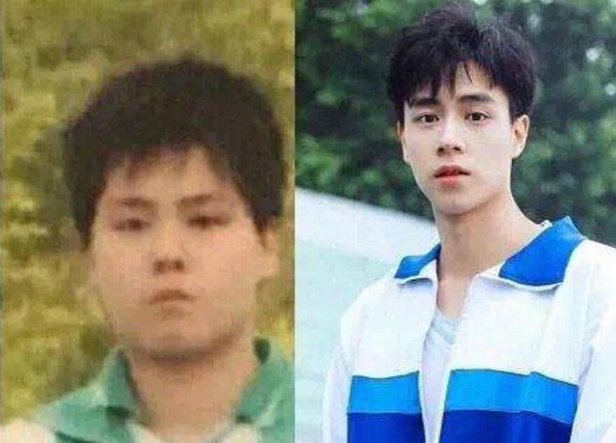 新生代男星减肥对比,李现励志,肖战帅气,图5怕是要胖回去
