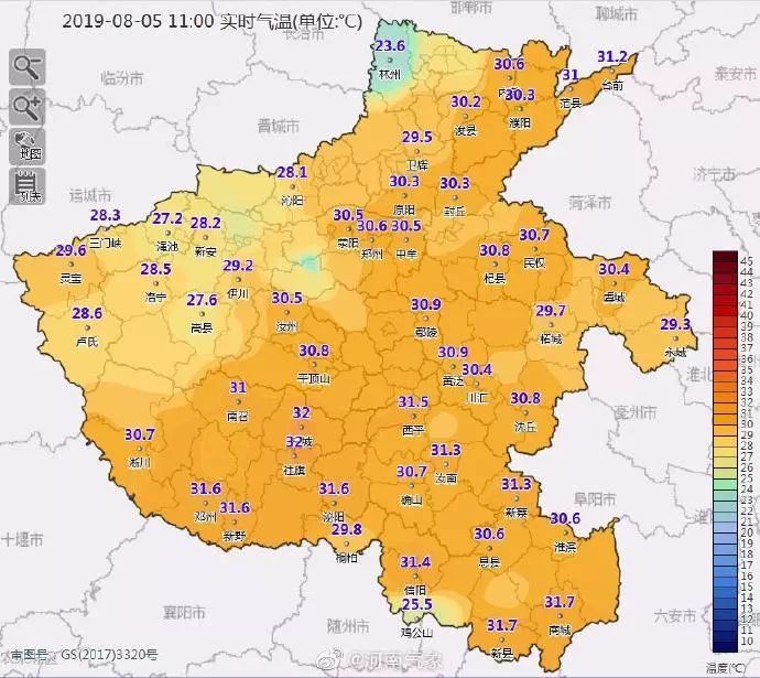 郑州市气象台发布暴雨黄色预警:中原区已出现短时强降水