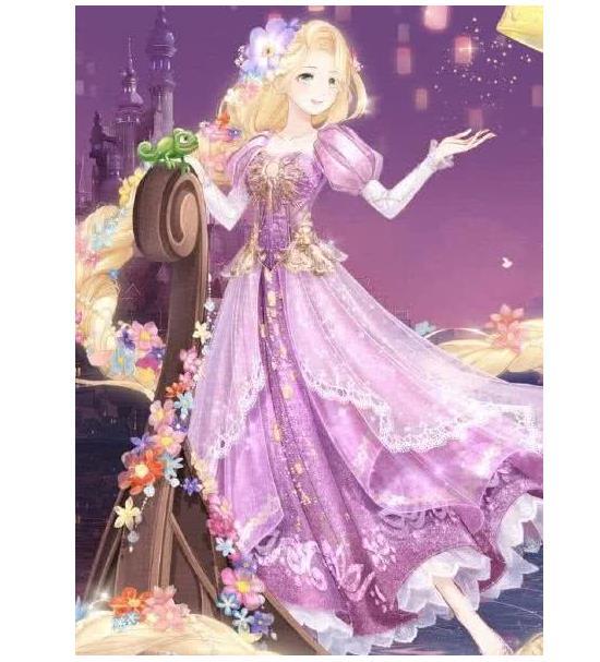 当奇迹暖暖化身迪士尼公主,粉发灰姑娘美呆,看到乐佩长发羡慕了