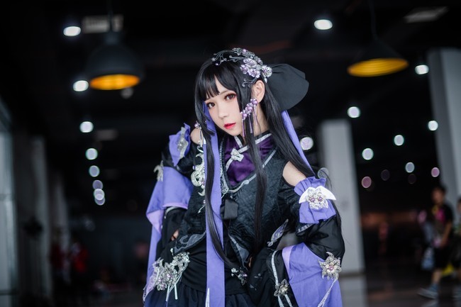 cos:剑三,漫展定国花萝cos场照