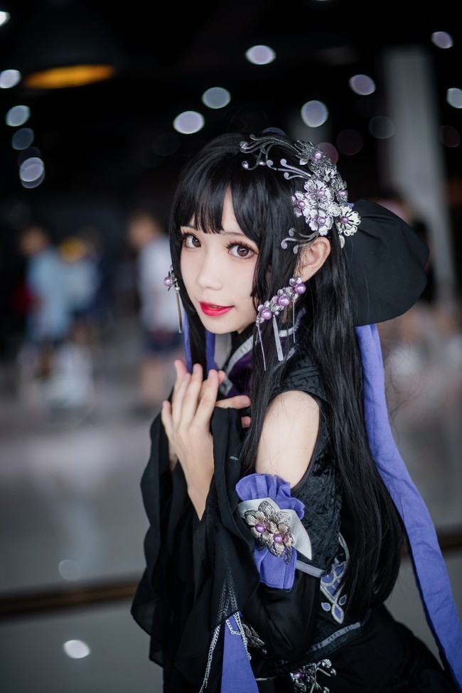 cos:剑三,漫展定国花萝cos场照