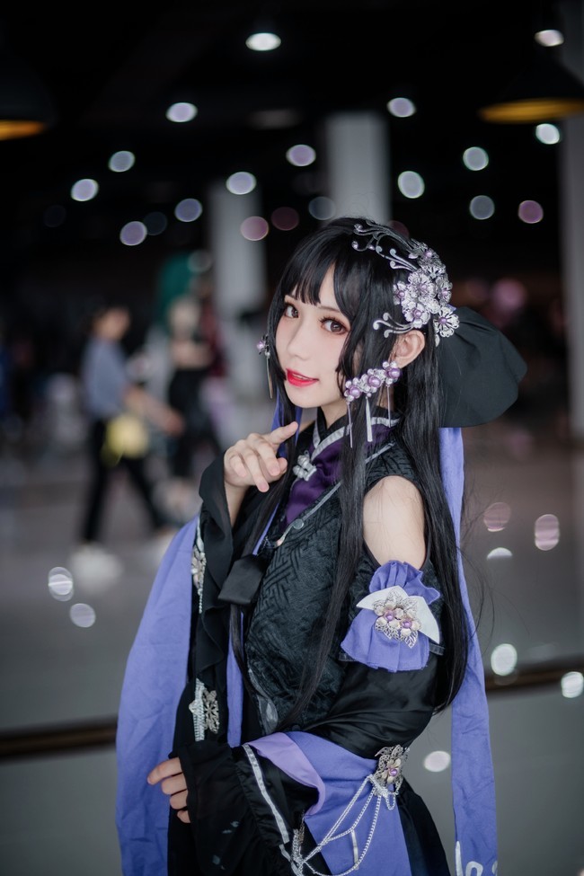 cos:剑三,漫展定国花萝cos场照