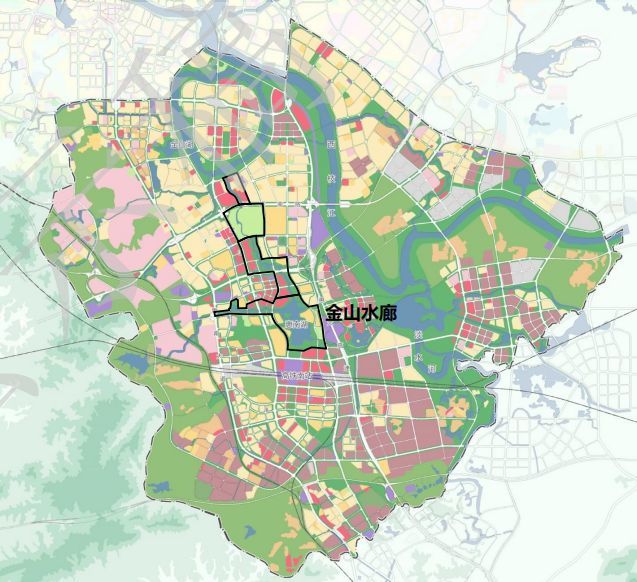 惠州市政府提出在惠南片区以水环境综合整治为先导,建设金山新城