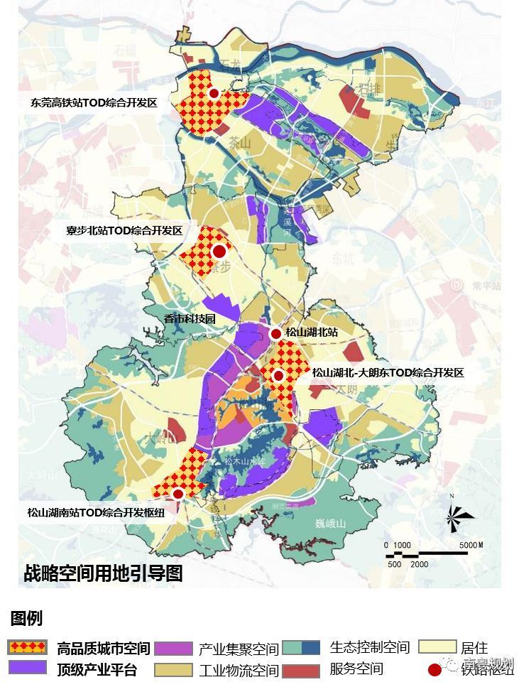 完善的公共服务和精英人才的汇聚地6个维度要素,识别出松山湖片区的