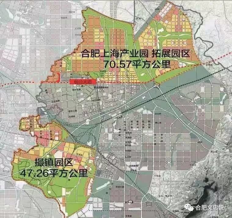 在未来,新站区大众路东部将与肥东县包公大道北部与瑶海区大部分区域