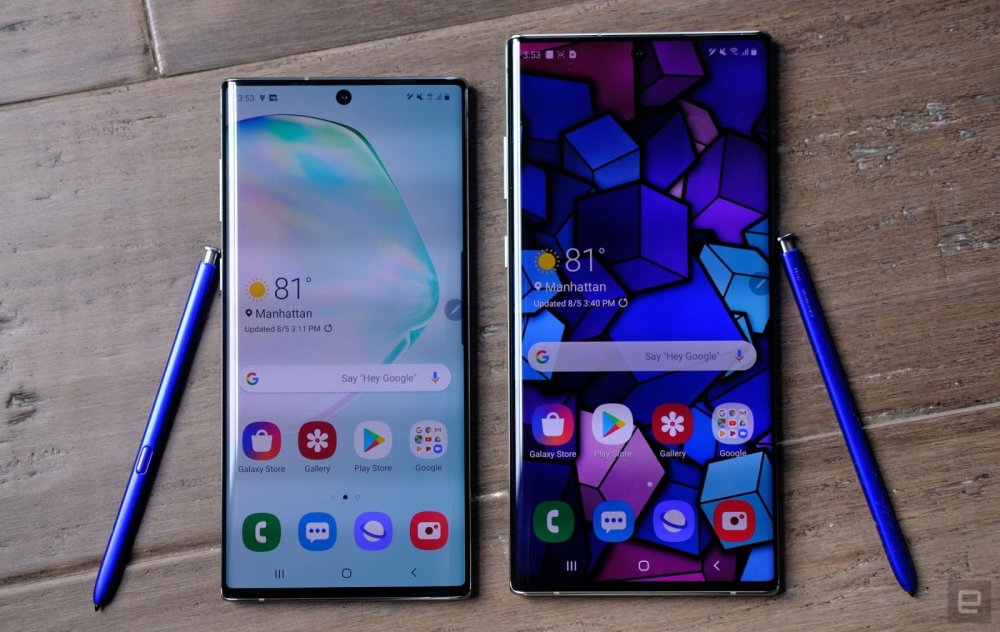 note 10和note 10 都配置三星所谓的"infinity-o"显示屏,采用打孔屏